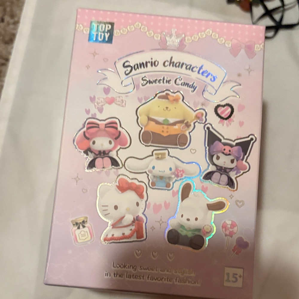 Brand New Sanrio Pink Candy Box with Characters🎁